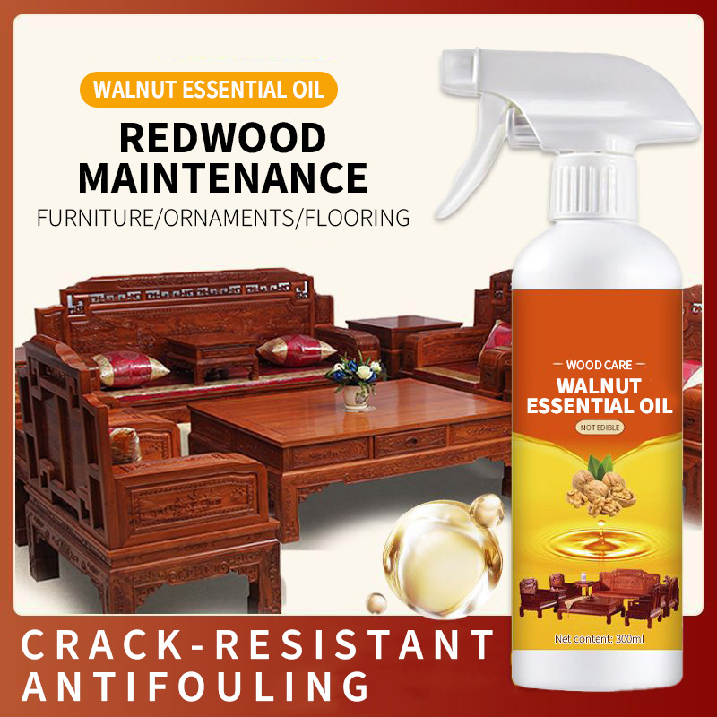 Walnut Oil Redwood Furniture Care Oil for Home Use, Floor Wax, Solid Wood Care and Maintenance, Walnut